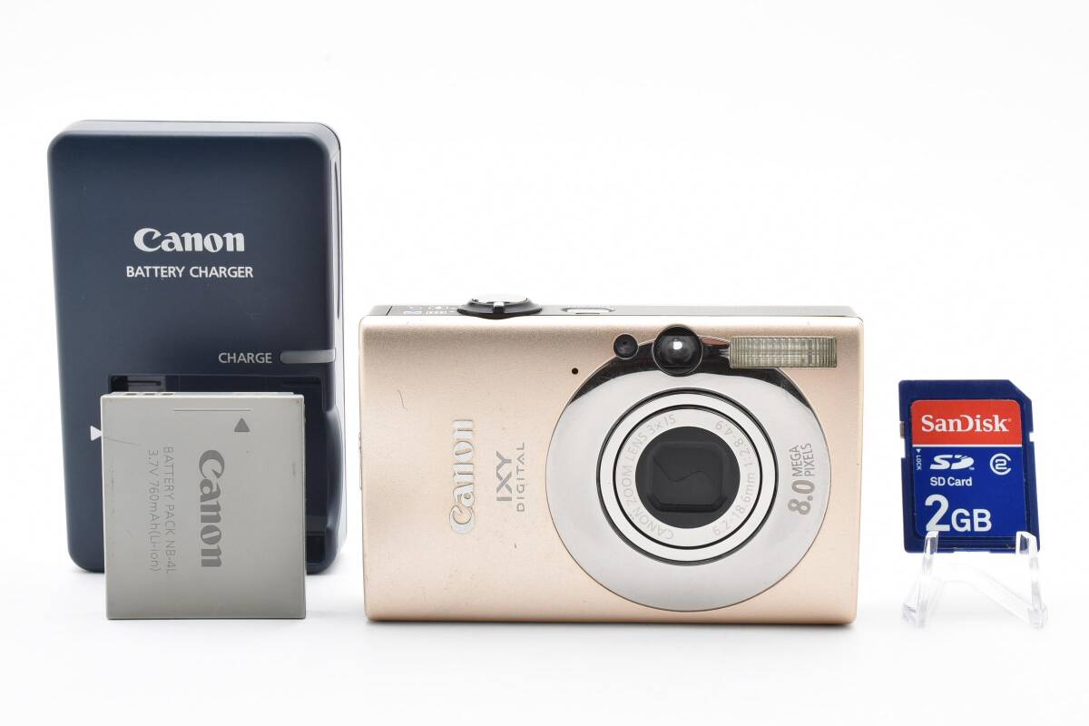 美品 Canon IXY DIGITAL 20IS ゴールド 動作確認済 付属品 Yahoo!オークション -「canon ixy 20is」の落札相場・落札価格