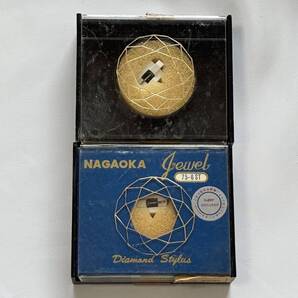 未使用 NAGAOKA ナガオカ 長岡精機 レコード針 交換針 ST-6D 75-6ST サンヨー SANYO 三洋 ダイヤモンド針 2個 デッドストック