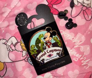 DCL2008「Grand Cayman ミッキー」ピンバッジ ディズニークルーズライン 西カリブ グランドケイマン