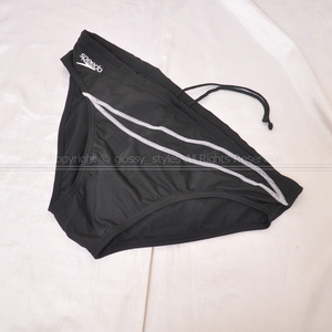 K2061-01■美品 特大 UK speedo ENDURANCE+ メンズビキニ 競パン メンズ競泳水着 ブラック 海外S PLUS SIZE