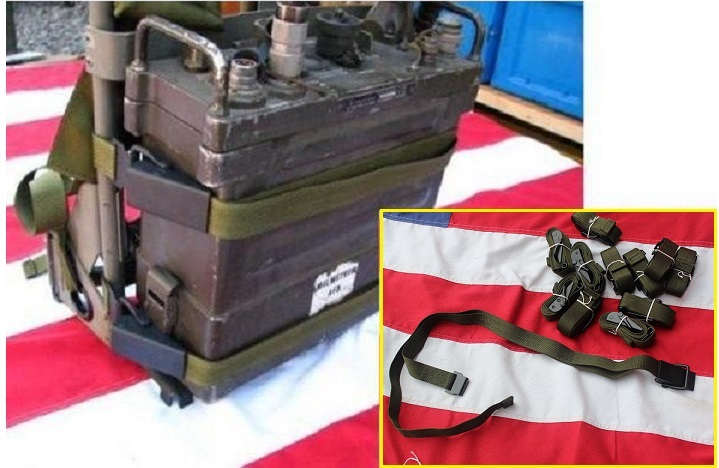 1976” 米軍 アリス　カーゴサポート シェルフ　ストラップ２本 153 1976” 米軍 アリス カーゴサポート シェルフ ストラップ2本 153