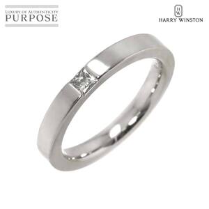 ハリーウィンストン HARRY WINSTON プリンセスカット 8号 リング ダイヤ Pt プラチナ 指輪 Diamond Ring 90293052