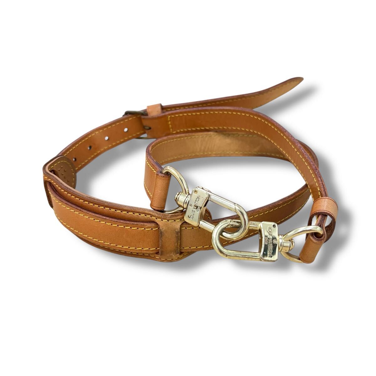 ルイヴィトン　キーポル用ショルダーストラップ　超美品です。 LOUIS VUITTON 新品同様 ルイヴィトン ショルダーストラップ