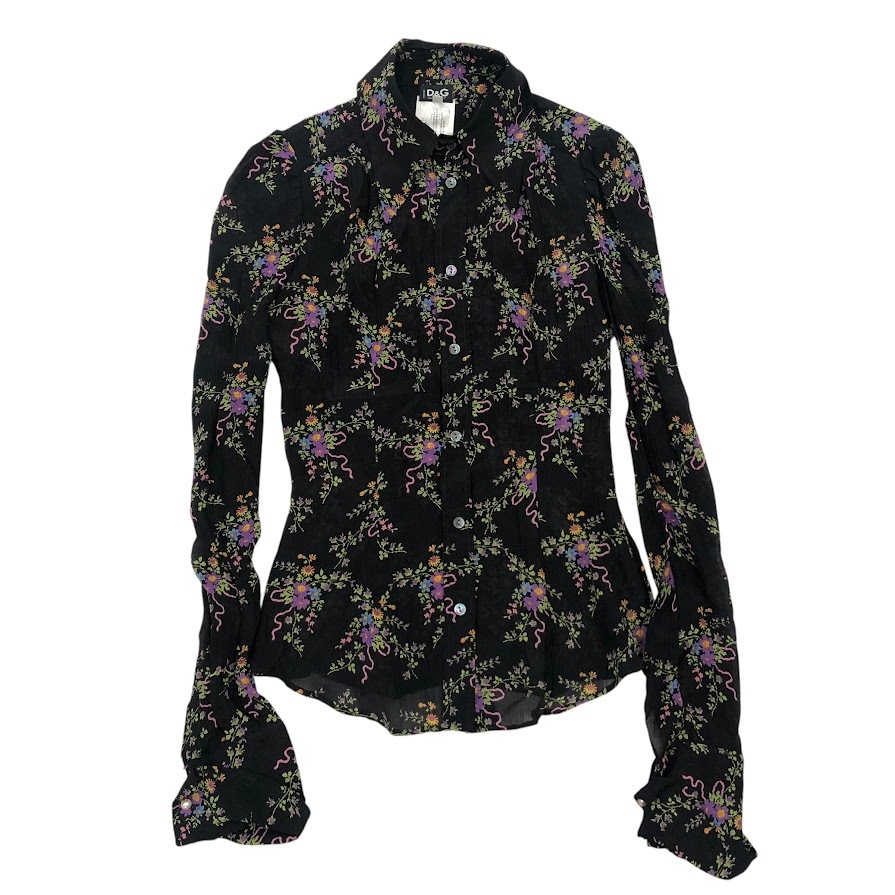 未使用　Dolce&Gabbanaドルガバ  シルク　花柄　ジャケット　ブラウス 2025年最新】ドルチェ&ガッバーナ ブラウスの人気アイテム