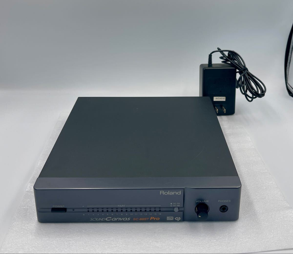 Roland SC-88ST Pro 音源モジュール　動作確認　ACアダプター付 Roland SC-88ST Pro 音源モジュール 動作確認 ACアダプター付