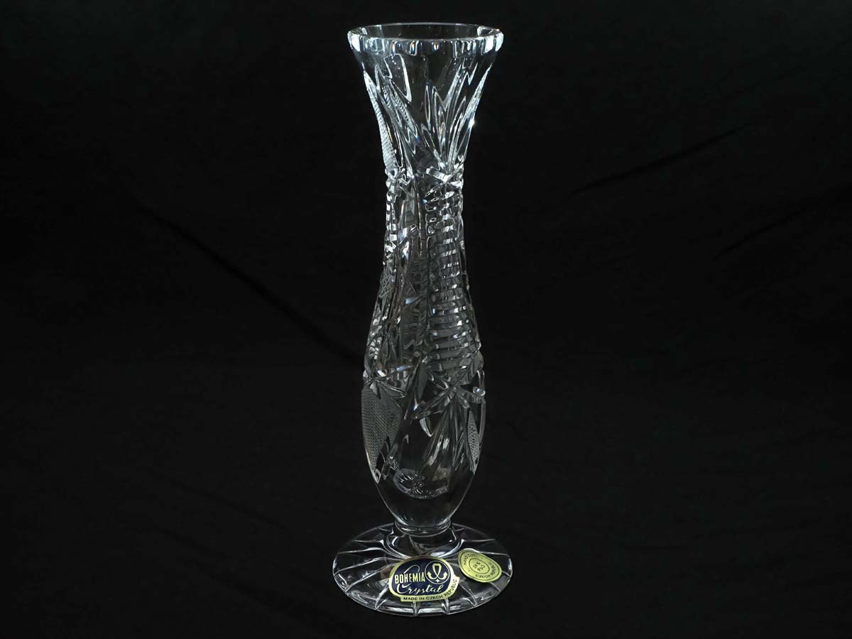 Yahoo!オークション -「ボヘミア グラス 花瓶」の落札相場・落札価格