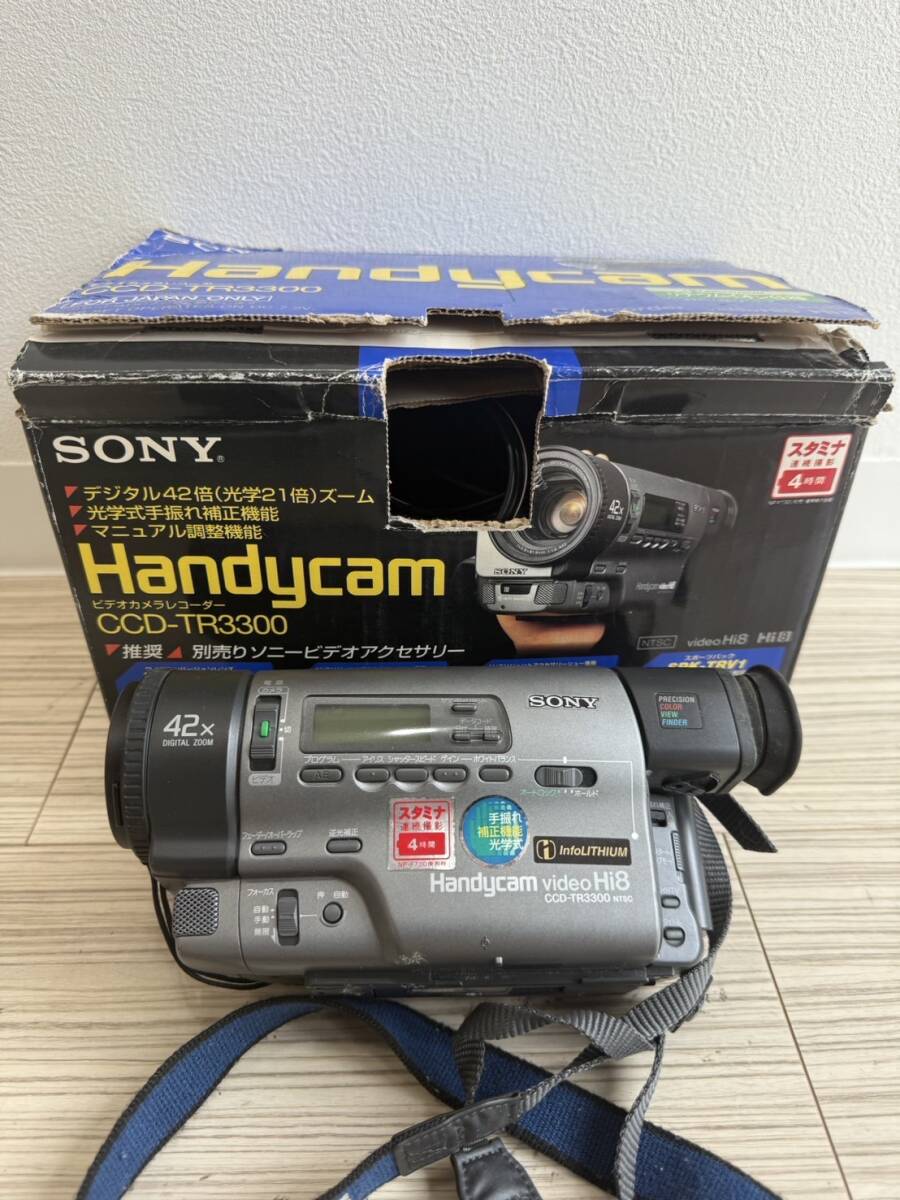 動作良好 VideoHi8ソニー CCD-TR3300 高画質8ミリビデオカメラ Amazon | SONY ソニー CCD-TR3300 ビデオカメラレコーダー(Hi8