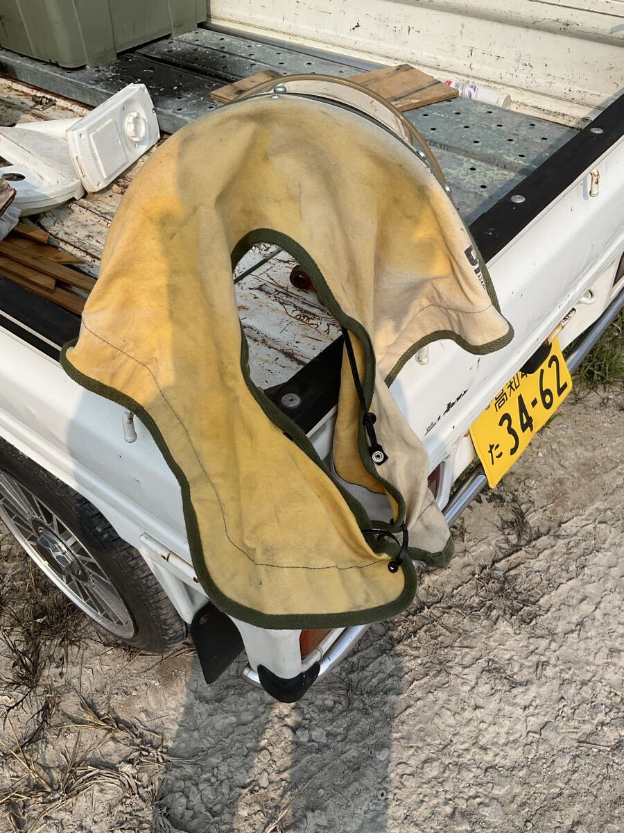 風防30cm　当時物やれ仕様、本黄ばみ　旧車ビンテージ 昔の風防ロング/キバミ | 旧車バイクカスタムパーツのゼット