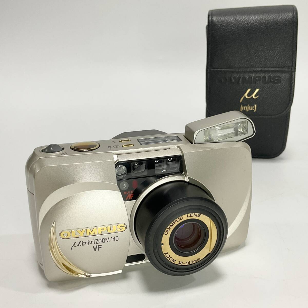 【中古ジャンク品】OLYMPUS μZOOM140 VF フィルムカメラ 中古】OLYMPUS オリンパス μ[mju:] ZOOM 140 DELUXE コンパクト