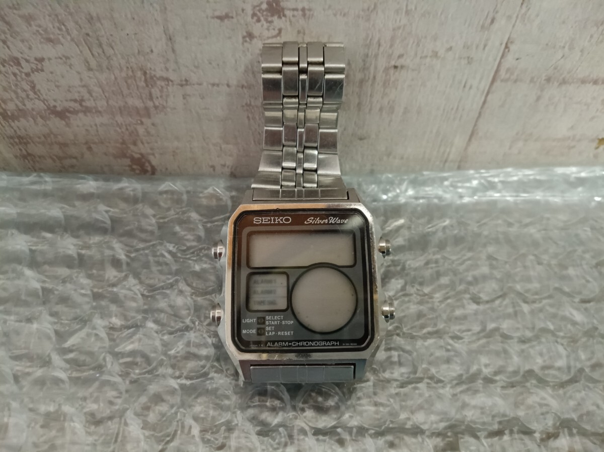 【新品電池】SEIKO シルバーウェーブ クロノグラフ アナデジ メンズ 腕時計 Yahoo!オークション -「セイコー シルバーウェーブ デジタル