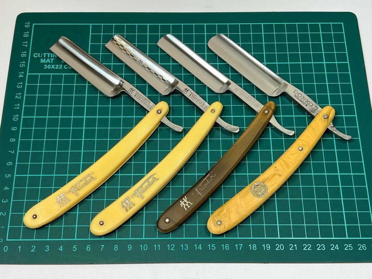 西洋剃刀　ドイツ　ゾーリンゲン J.A.ヘンケルス等4本 西洋剃刀 ドイツ ゾーリンゲン J.A.ヘンケルス等4本 - メルカリ