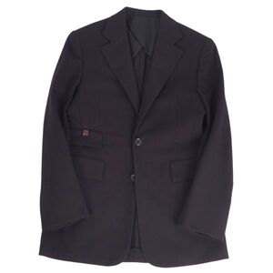 極美品 ルイヴィトン LOUIS VUITTON ジャケット 2021 テーラード リネン ウール モヘア アウター レディース 36ブラック ce09ml-rm10e33284