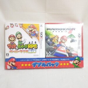 マリオ&ルイージRPG ペーパーマリオMIX ・マリオカート7 ダブルパック (3ds ニンテンドー)