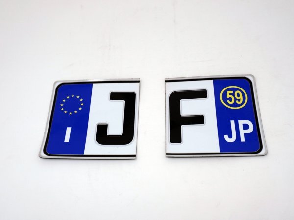 【中古】ユーロナンバー ライセンスプレート　前後セット 楽天市場】ユーロナンバープレート ユーロプレートベースの通販