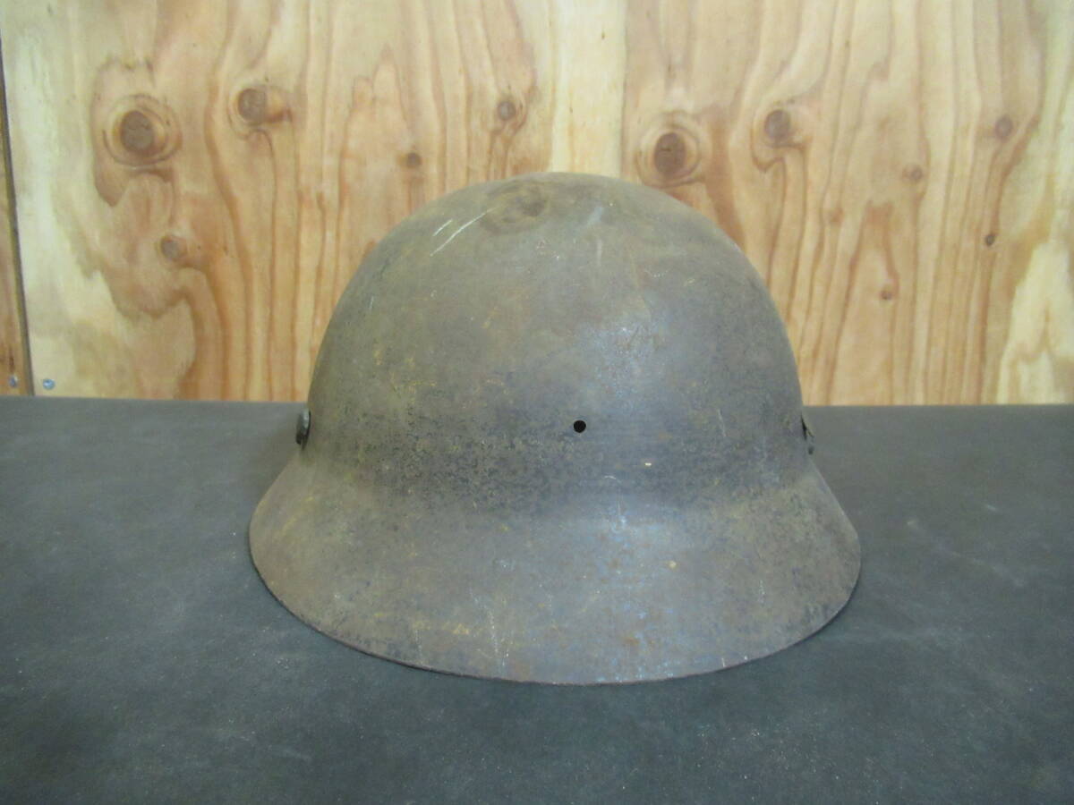 日本軍 当時もの ヘルメット 第二次世界大戦 WWII Japanese IJA Combat Steel Type 90 Helmet 第二次世界大戦