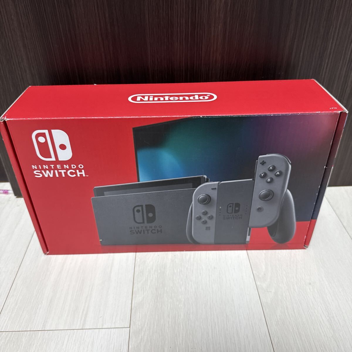 △【美品】Nintendo Switch HAC-001 グレー　初期化済み 本体美品・付属品完品 Nintendo Switch HAC 初期型 2018年製