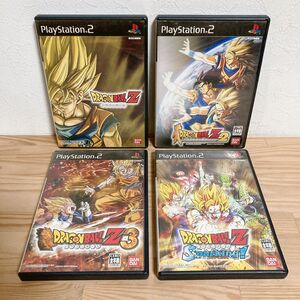 【中古】〈PS2ソフト〉4本セット ドラゴンボールZ Z2 Z3 スパーキング プレイステーション2 プレステ2★A2508-0561