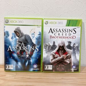 【中古】〈Xbox360ソフト〉2本セット アサシンクリード1&ブラザーフッド Xbox 360 マイクロソフト★A2509-0126
