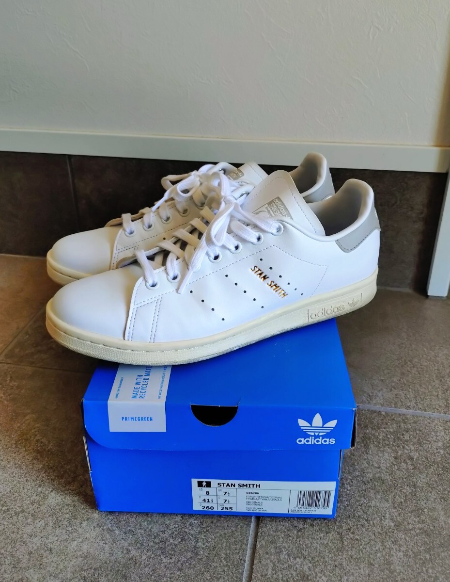【新品未使用　箱付き】アディダス スタンスミス ホワイト ブラック 楽天市場】adidas アディダス スニーカー STANSMITH GX4429