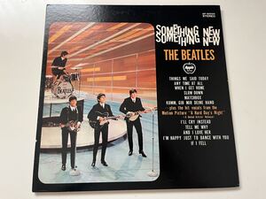【再生良好】SOMETHING NEW サムシング ニュー THE BEATLES ビートルズ LP レコード 歌詞付 AP-80033
