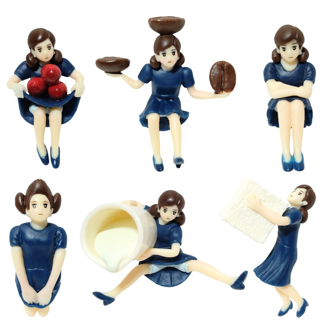 フチ子 キャラクター フィギュア 10体セット Amazon.co.jp: コップのフチ子 10周年のフチ子 全3種 フィギュア