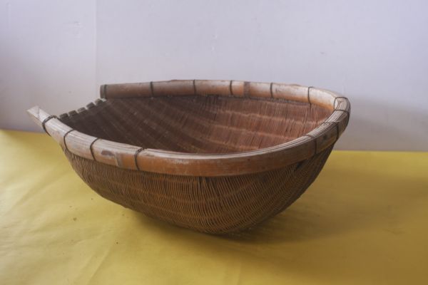 超特大サイズ　藤箕　竹ざる　4点セット　レトロ　貴重　ヴィンテージ　古道具　竹 2025年最新】ざる 竹 特大の人気アイテム - メルカリ