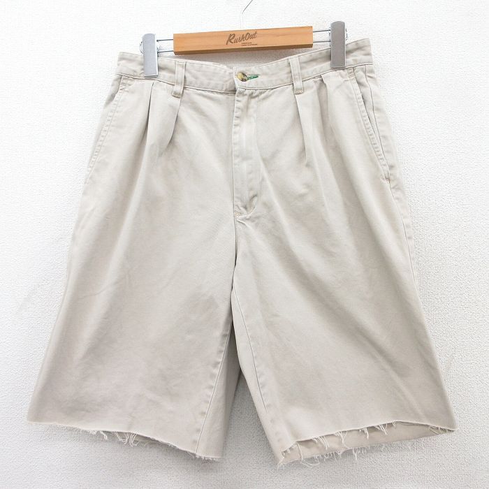 W30/古着 トミーヒルフィガー ブランド ショート チノ パンツ ショーツ チ