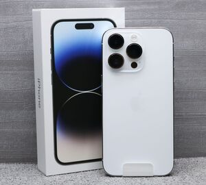 美品 Apple iPhone14 Pro 256GB MQ0Y3J/A シルバー SIMフリー
