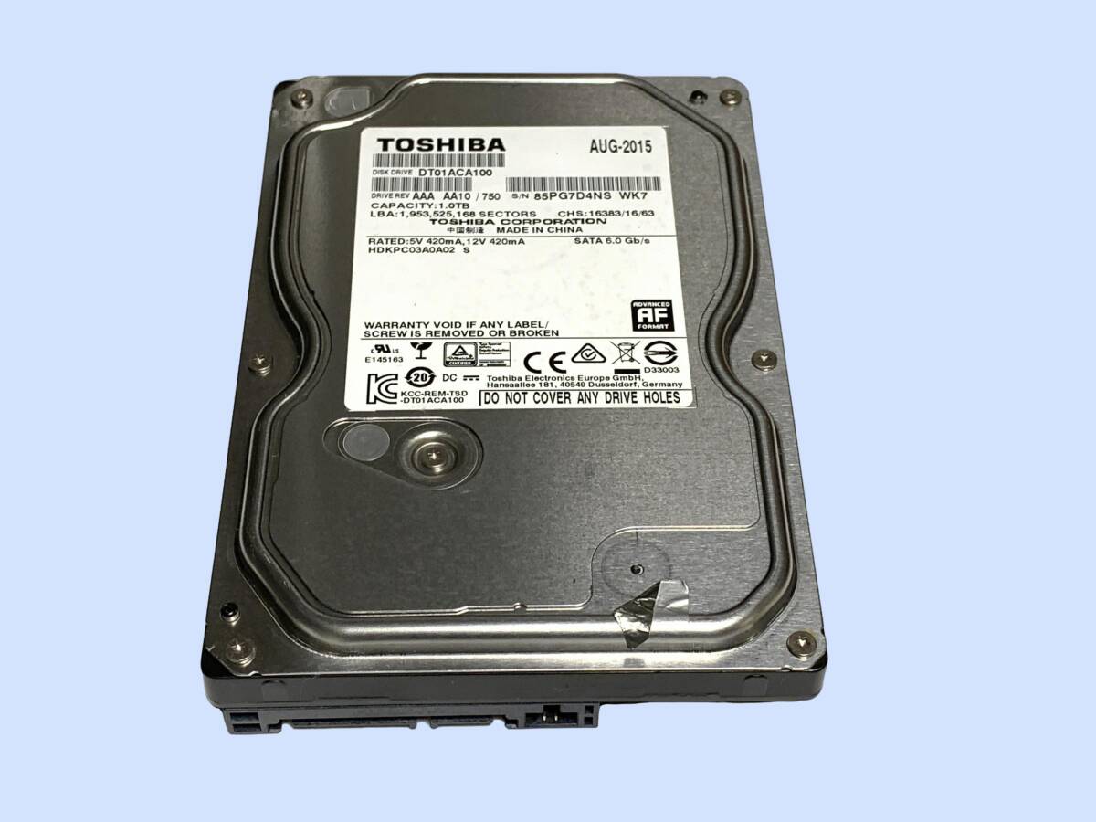 (未使用･未開封品)　東芝 DT01ACA100 1TB SATA 6Gbps対応3.5型内蔵ハードディスク v1yptgt Amazon.com: Toshiba DT01ACA100 1tb 7200rpm 3.5inch Sata