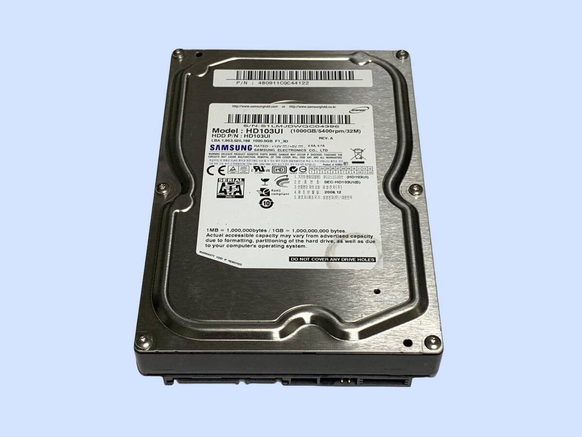 【新古品使用時間10時間以内】HDD 2TB 3.5インチ✕４個 新古品使用時間10時間以内】HDD 2TB 3.5インチ✕4個