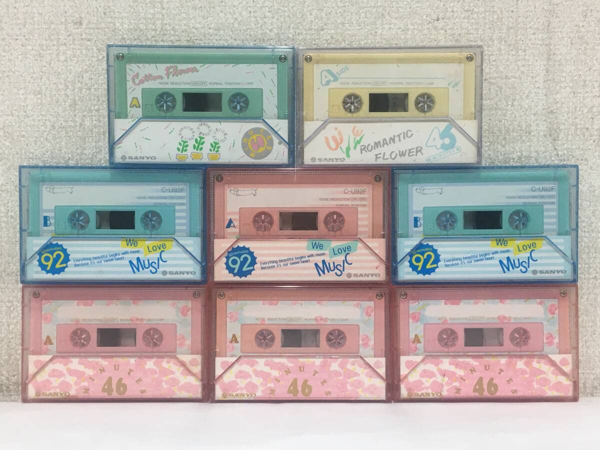 レア※レトロカセットテープセット C90＜Harvest：ハーヴェストⅡ＞レトロ調デザインのカセットテープ