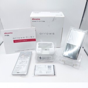 【新品未使用!判定○】docomo arrowsケータイ F-03L シルバー 付属品完備 管理番号Z5140