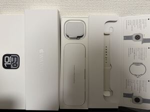 Apple Watch Series 10 GPSモデル 46mm シルバーアルミニウムケース ライトブラッシュスポーツバンド 美品