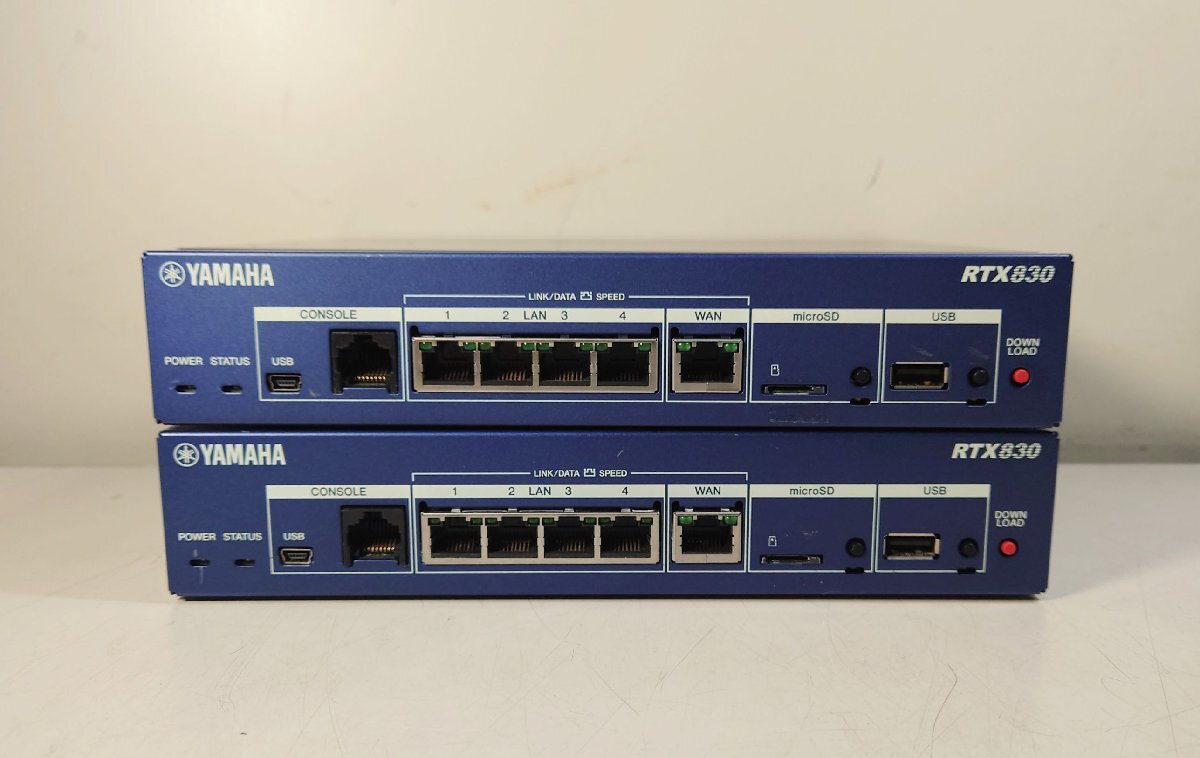 YAMAHA RTX830 初期化済み　ルーター　2 楽天市場】□＃YAMAHA/ヤマハ ギガアクセスVPNルーター RTX830