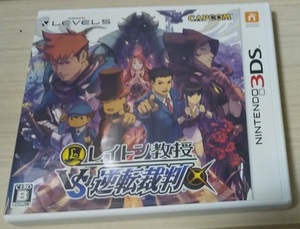 ニンテンドー3DS レイトン教授VS逆転裁判 中古品