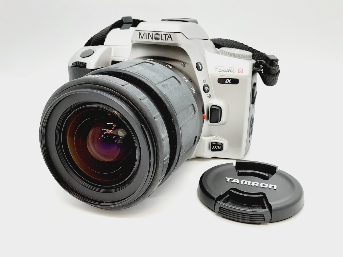 未使用品 MINOLTA Sweet s 一眼レフカメラ フイルム すぐに撮影 Minolta α Sweet S ズームレンズ | Totte Me Camera