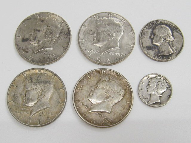 アメリカ　銀貨　ダイム銀貨など　２０枚 楽天市場】アメリカ銀貨 10セント銀貨 ダイム銀貨 未使用 1916年〜1945