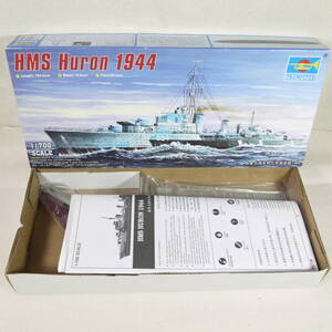 (19A32) HMS Huron 1944 (カナダ海軍駆逐艦 ヒューロン) TRUMPETER(トランペッター) 1/700 05759 内袋未開封 未組立て