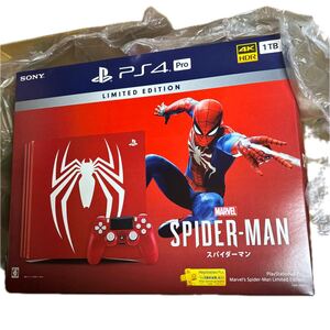 PlayStation4 Pro Marvel s Spider-Man Limited Edition CUHJ-10027 CUH-7100B スパイダーマン