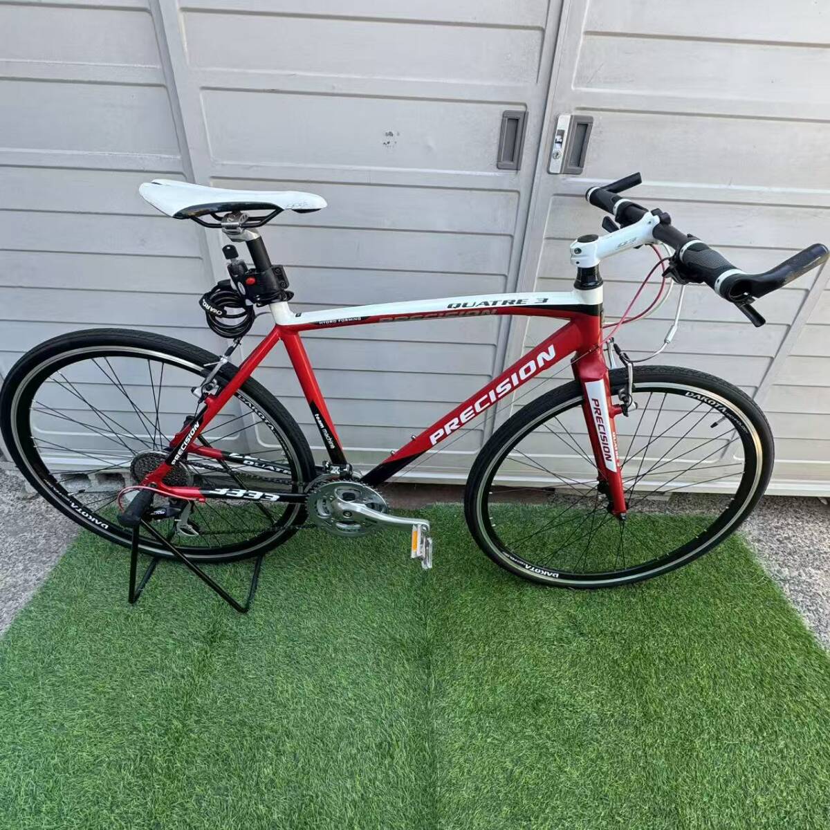 PRECISION SPORT アルミ CLARIS2X8S 510mm ロード PRECISION SPORT アルミ 24速 510mm クロスバイクGREY PRECISION