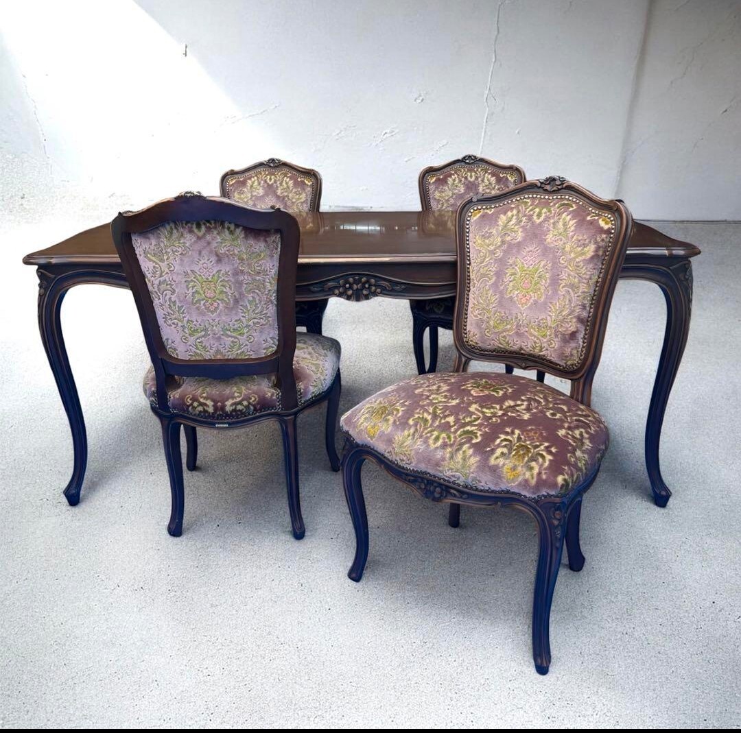 カリモク domani ドマーニ ルイ15 ダイニング5点セット 猫脚 ロココ調 楽天市場】カリモク ドマーニ「LOUIS XV/ルイ15」ダイニング5点