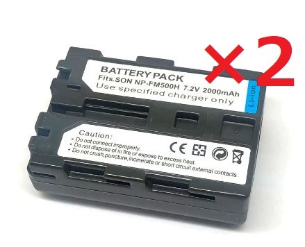 ◆送料無料◆ 2個セット NP-FM500H SONY ソニー バッテリー 20