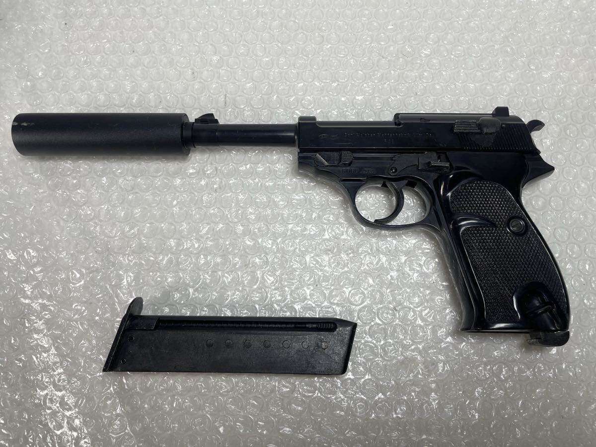 Walther P38 ガスガン ほぼ未使用 WE ワルサー WALTHER P38 ガスブローバック ハンドガン メタル
