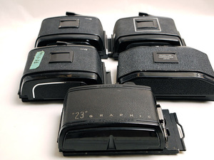 ブローニフィルムバック・5個セット・ジャンク品