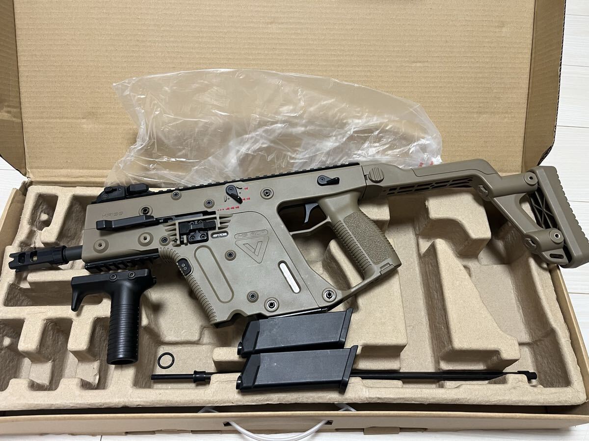 【美品】KSC　クリスベクター　タンカラー KSC] Kriss ベクター SMG TANカラー ガスブローバック (中古