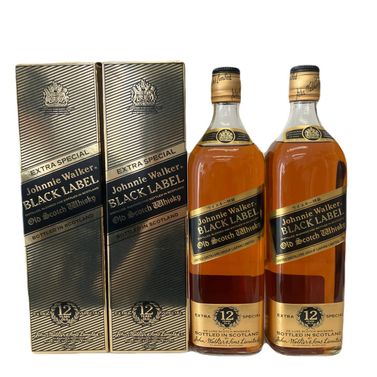 未開栓 ジョニーウォーカー ブラックラベル 12年 750ml 2本セット Amazon.co.jp: 【2本セット・箱付き】ジョニーウォーカー