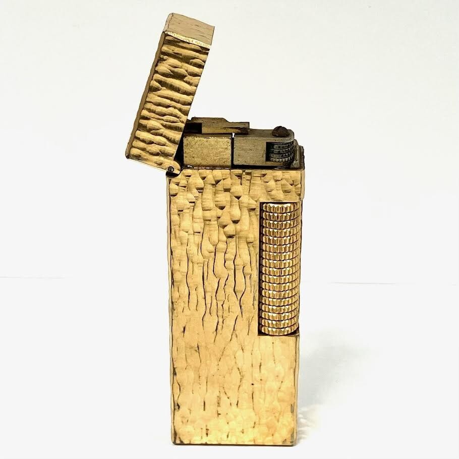 ダンヒル　ローラータイプ　年代物アンティーク 金色 dunhill ダンヒル ローラー ガスライター ライター ゴールド