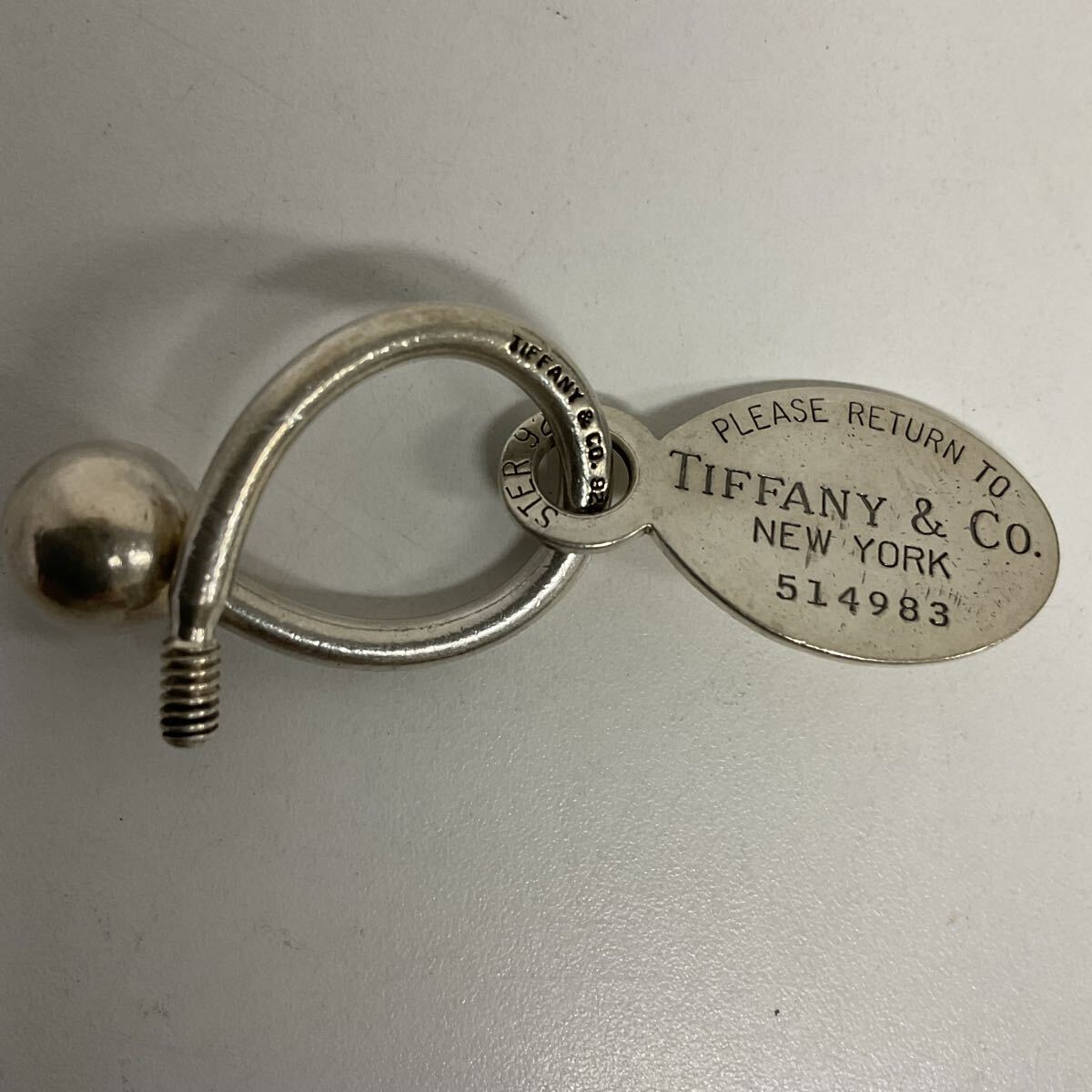 とびまる ティファニー キーリング 新品未使用 Tiffany & Co. - 【希少】ティファニー メンズ ハンドル