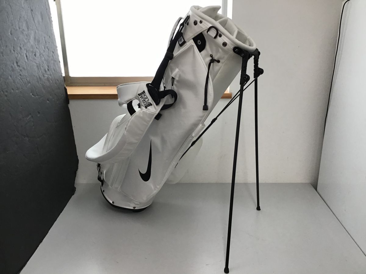 【新品・未使用】NIKE ナイキ／キャディバック／ホワイト 日本未販売 新作 NIKE GOLF Sport Liteスタンドバッグ White