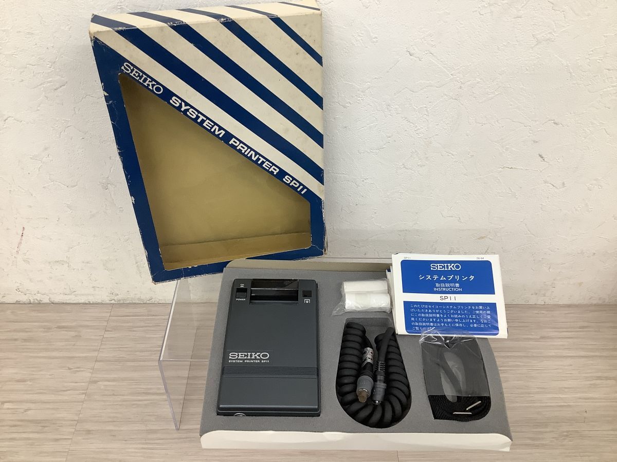 【動作確認済】SEIKOシステムプリンターSP12*新品電池に交換済 動作確認済】SEIKOシステムプリンターSP12*新品電池に交換済